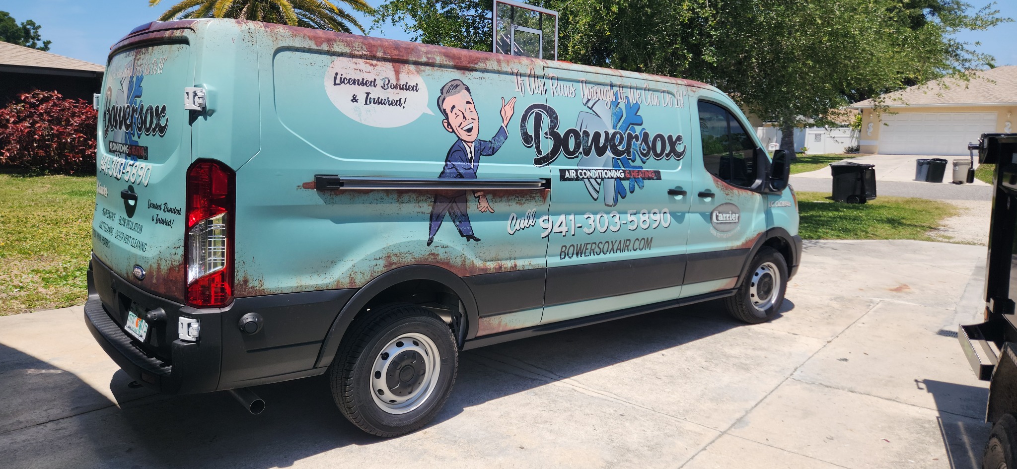 Example of a full vehicle wrap